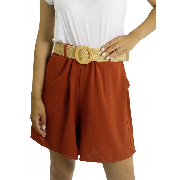 Shorts con cintura fantasia "Leila"